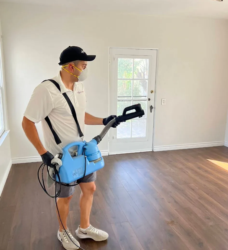 Water damage spreading through connected rooms in Doral